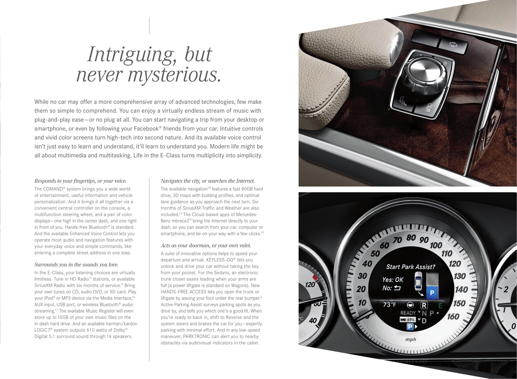 2014 Mercedes-Benz E-Class Brochure Page 21